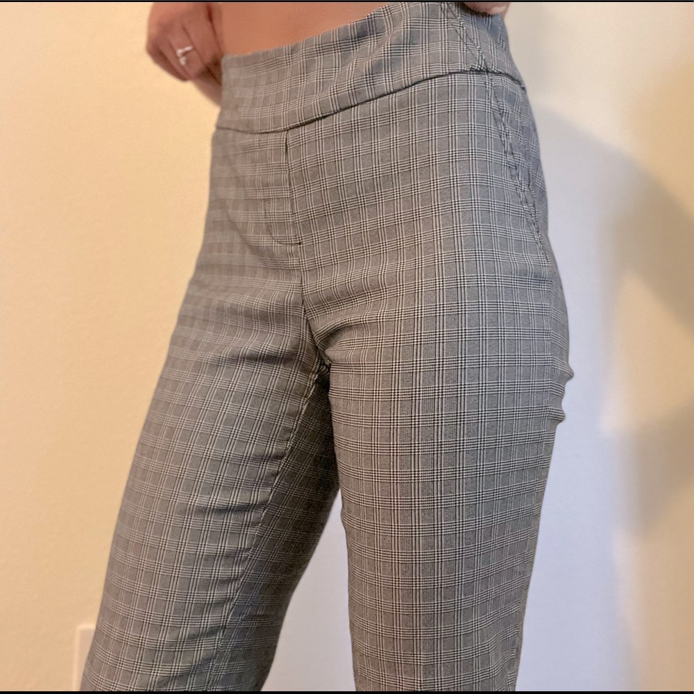 Plaid dress pants